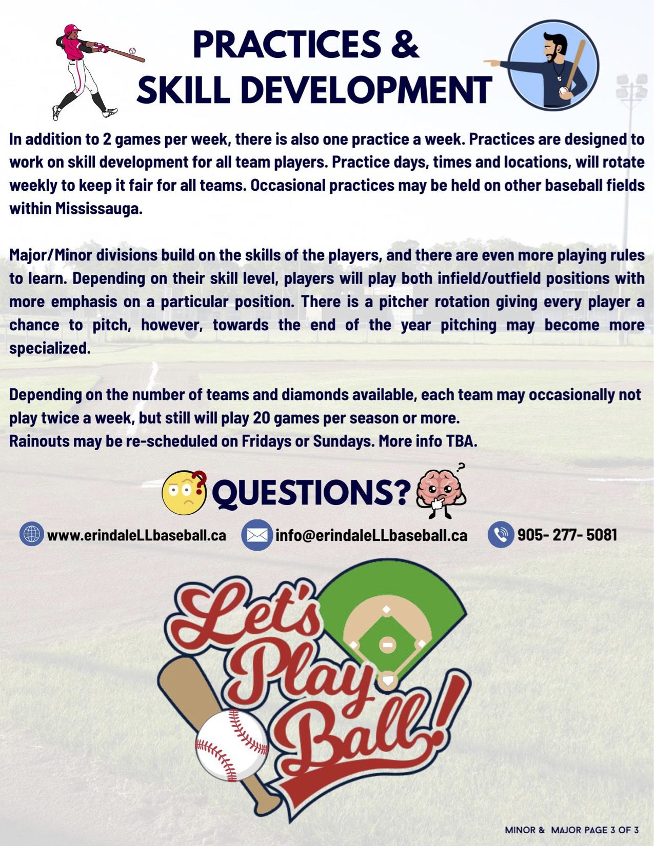 MINOR + MAJOR INFO SHEET3